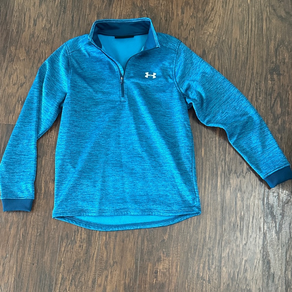 Under Armour Teal Quarter-Zip Top